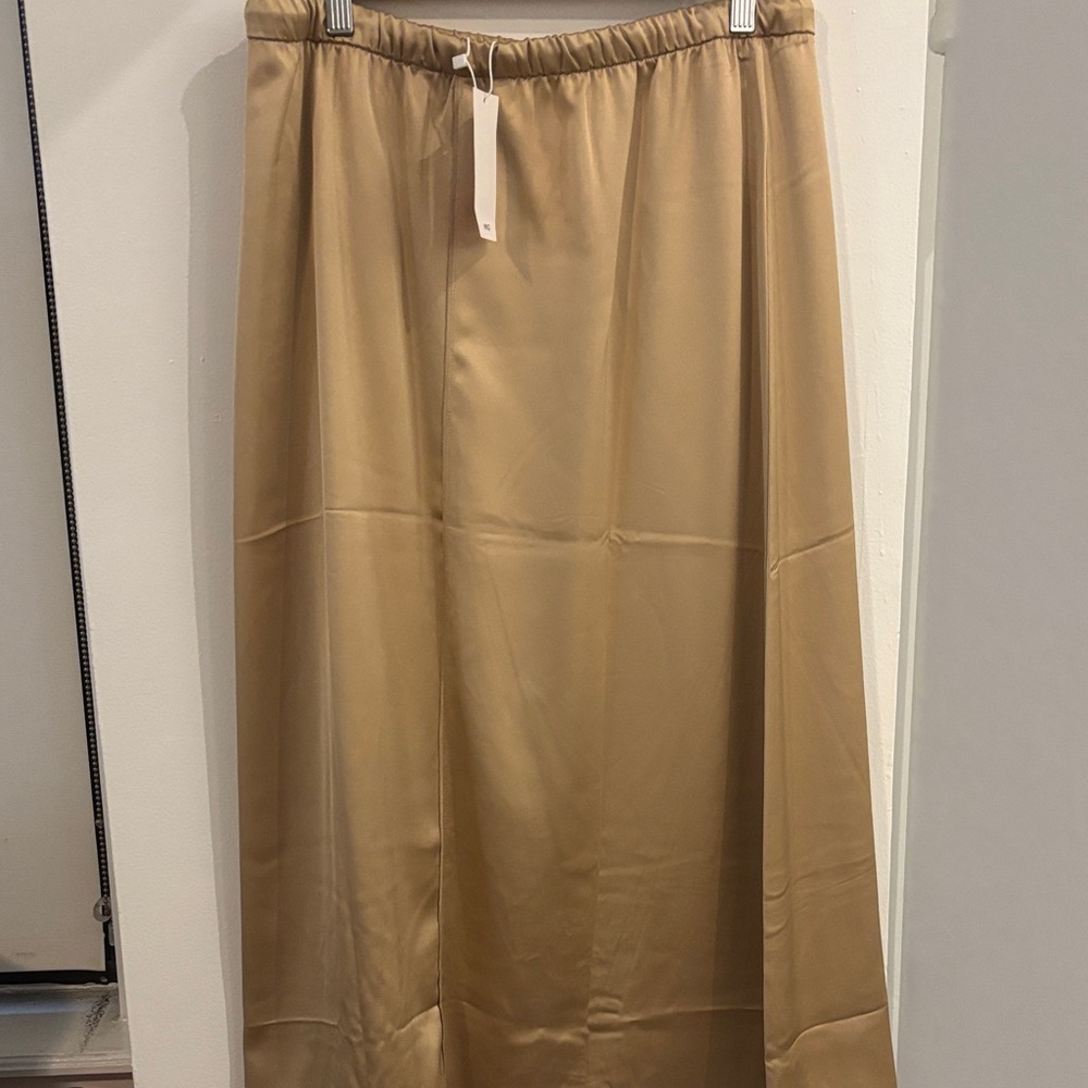 Mango Beige Women's Silky Skirt *NWT* - Picture 5 of 8
